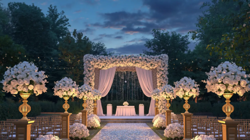 Luxury wedding gecor